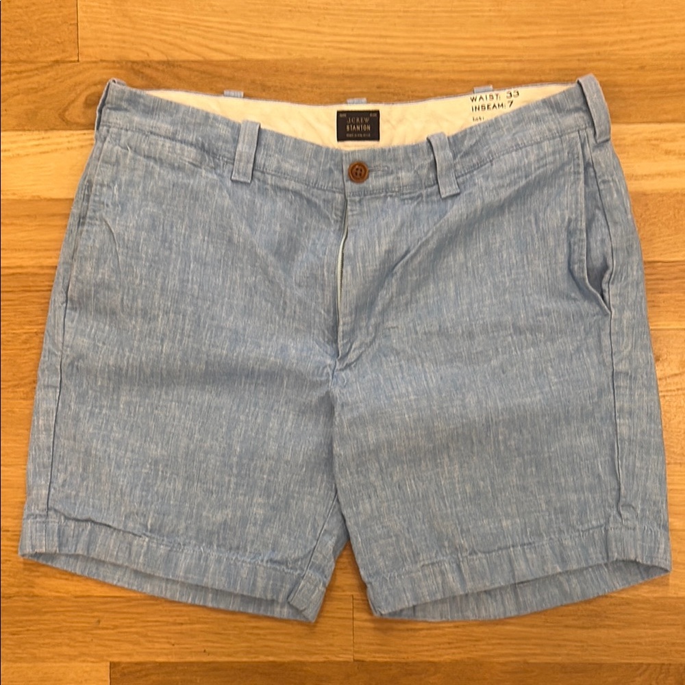 J. Crew Light Blue Stanton Casual Shorts